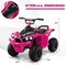 Costway 12V Battery Powered Kids Ride On ATV Electric 4-Wheeler Quad Car with MP3 & Light